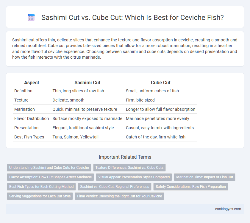 Sashimi Cut vs. Cube Cut: Which Is Best for Ceviche Fish?