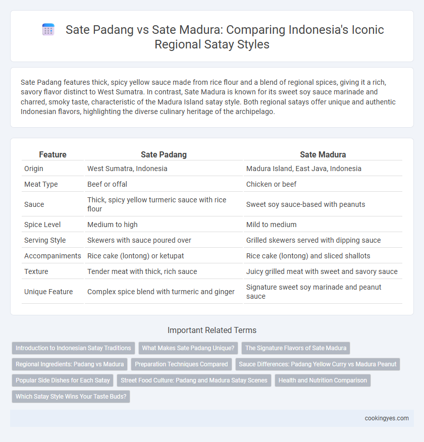 Sate Padang vs Sate Madura: Comparing Indonesia's Iconic Regional Satay Styles
