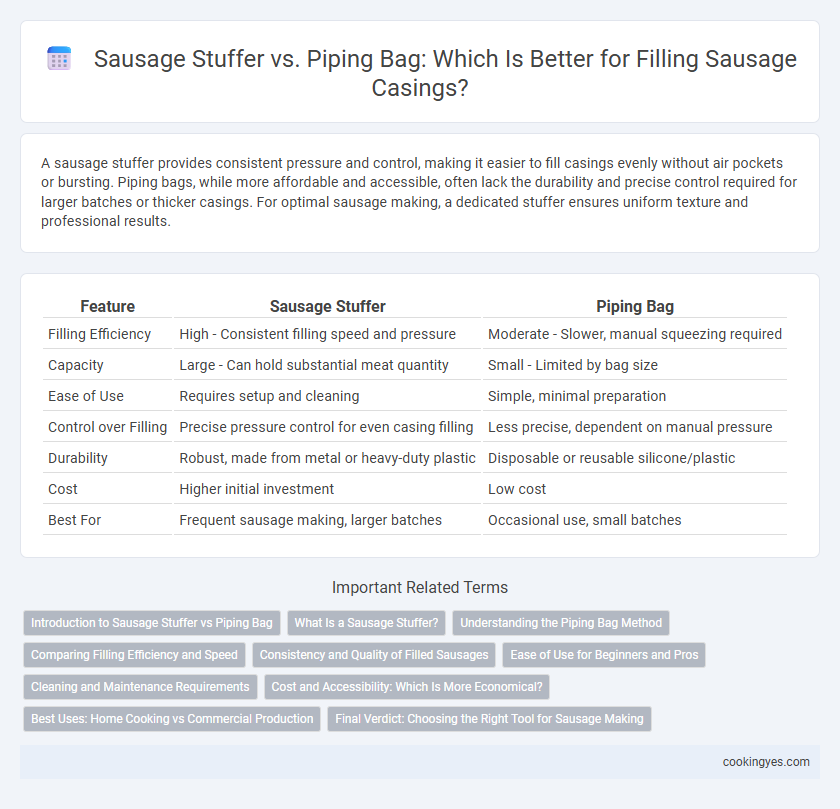 Sausage Stuffer vs. Piping Bag: Which Is Better for Filling Sausage Casings?