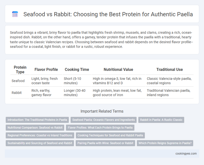 Seafood vs Rabbit: Choosing the Best Protein for Authentic Paella