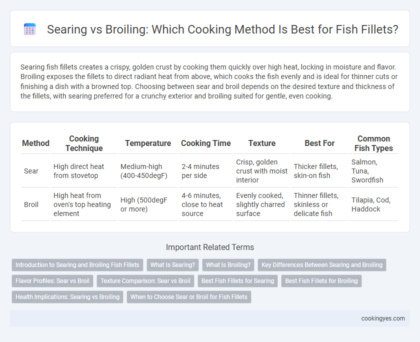 Searing vs Broiling: Which Cooking Method Is Best for Fish Fillets?