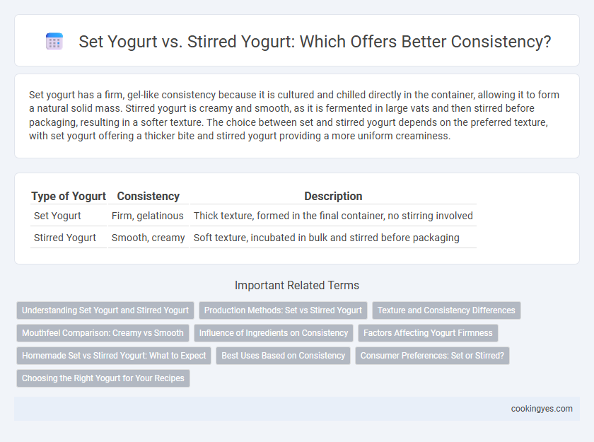 Set Yogurt vs. Stirred Yogurt: Which Offers Better Consistency?