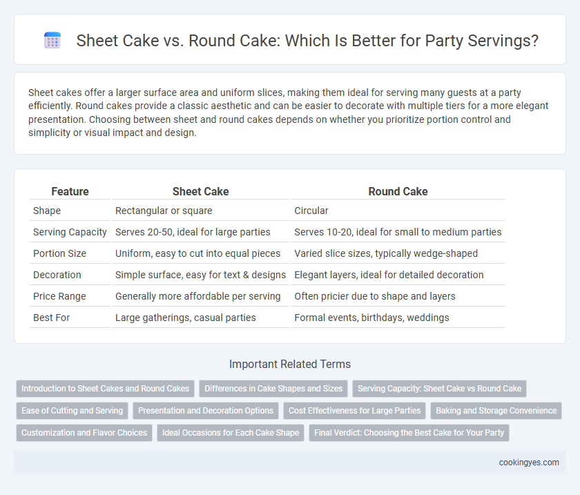 Sheet Cake vs. Round Cake: Which Is Better for Party Servings?