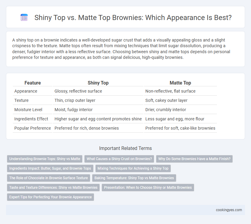 Shiny Top vs. Matte Top Brownies: Which Appearance Is Best?