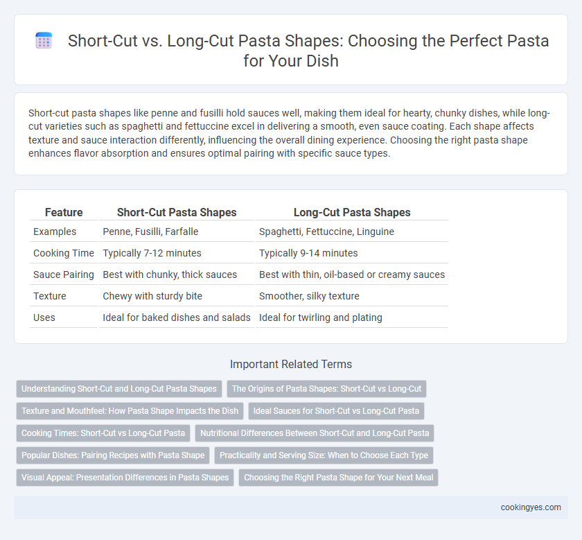 Short-Cut vs. Long-Cut Pasta Shapes: Choosing the Perfect Pasta for Your Dish