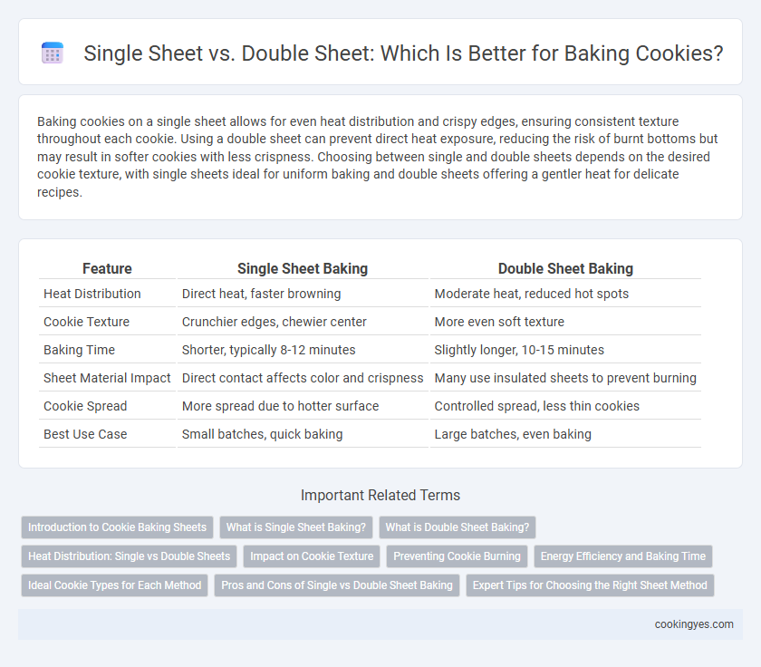 Single Sheet vs. Double Sheet: Which Is Better for Baking Cookies?