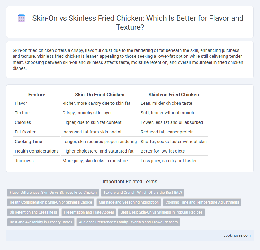 Skin-On vs Skinless Fried Chicken: Which Is Better for Flavor and Texture?