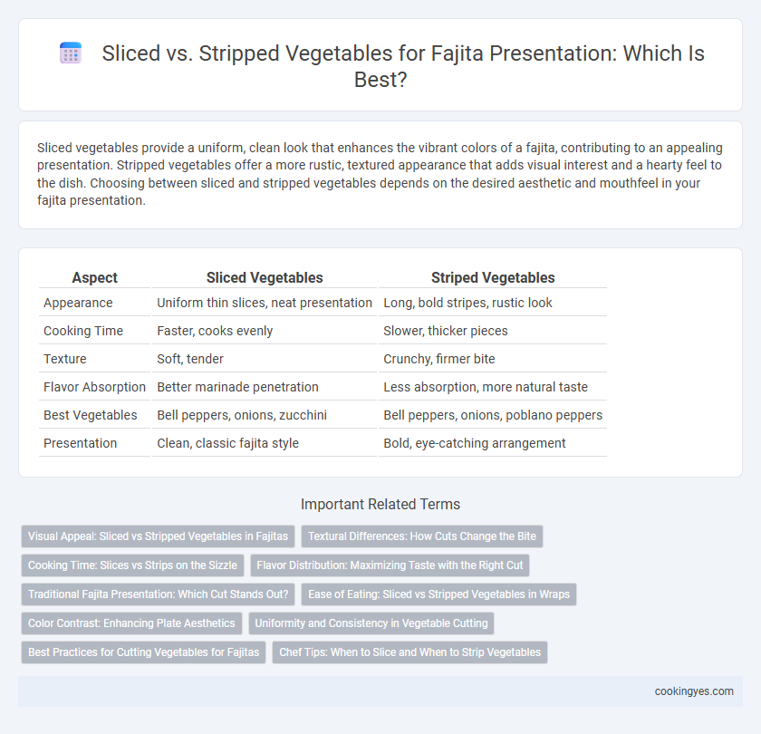 Sliced vs. Stripped Vegetables for Fajita Presentation: Which Is Best?