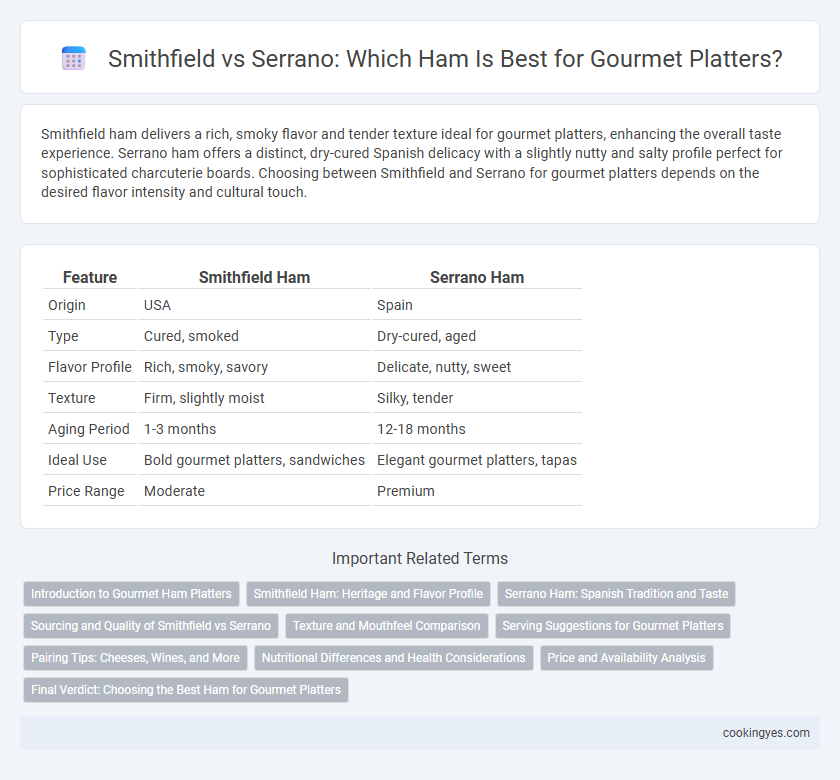 Smithfield vs Serrano: Which Ham Is Best for Gourmet Platters?