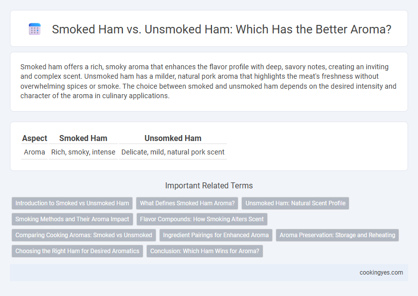 Smoked Ham vs. Unsmoked Ham: Which Has the Better Aroma?