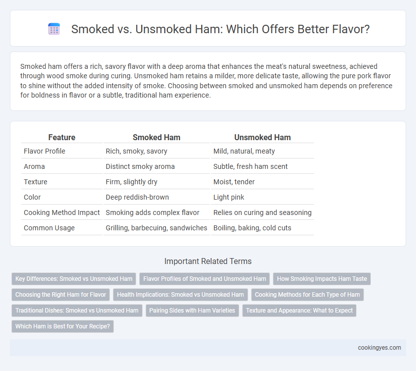 Smoked vs. Unsmoked Ham: Which Offers Better Flavor?