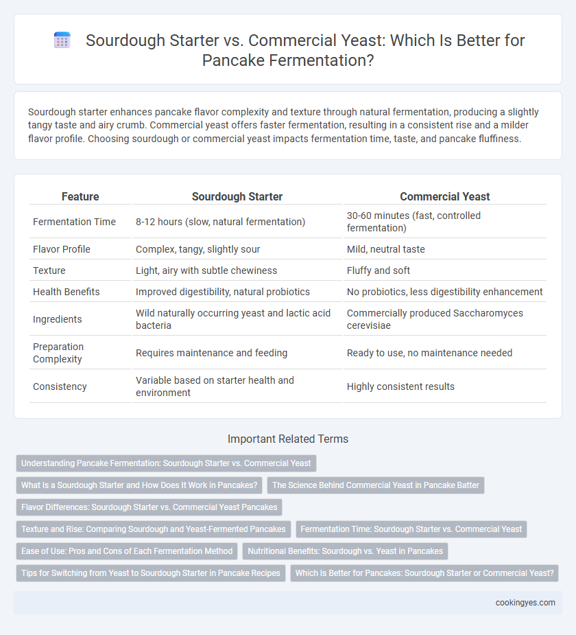 Sourdough Starter vs. Commercial Yeast: Which Is Better for Pancake Fermentation?