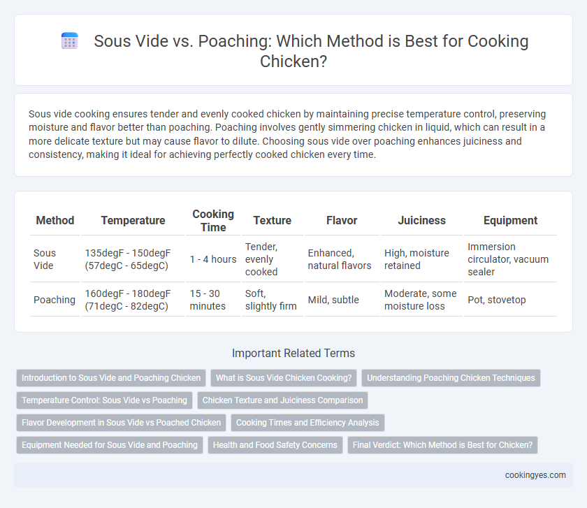 Sous Vide vs. Poaching: Which Method is Best for Cooking Chicken?