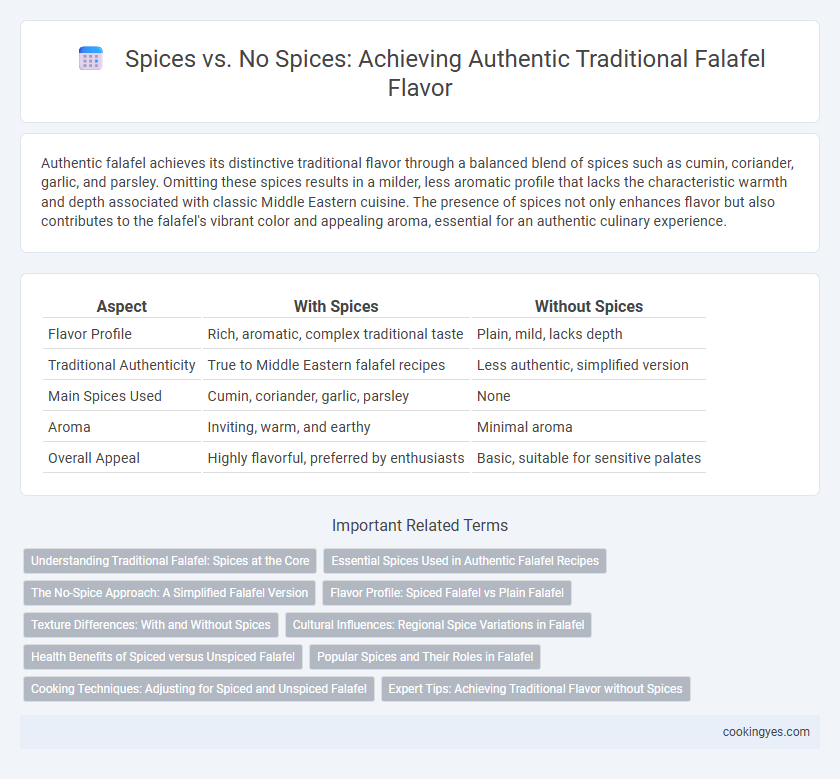 Spices vs. No Spices: Achieving Authentic Traditional Falafel Flavor