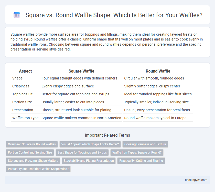 Square vs. Round Waffle Shape: Which Is Better for Your Waffles?
