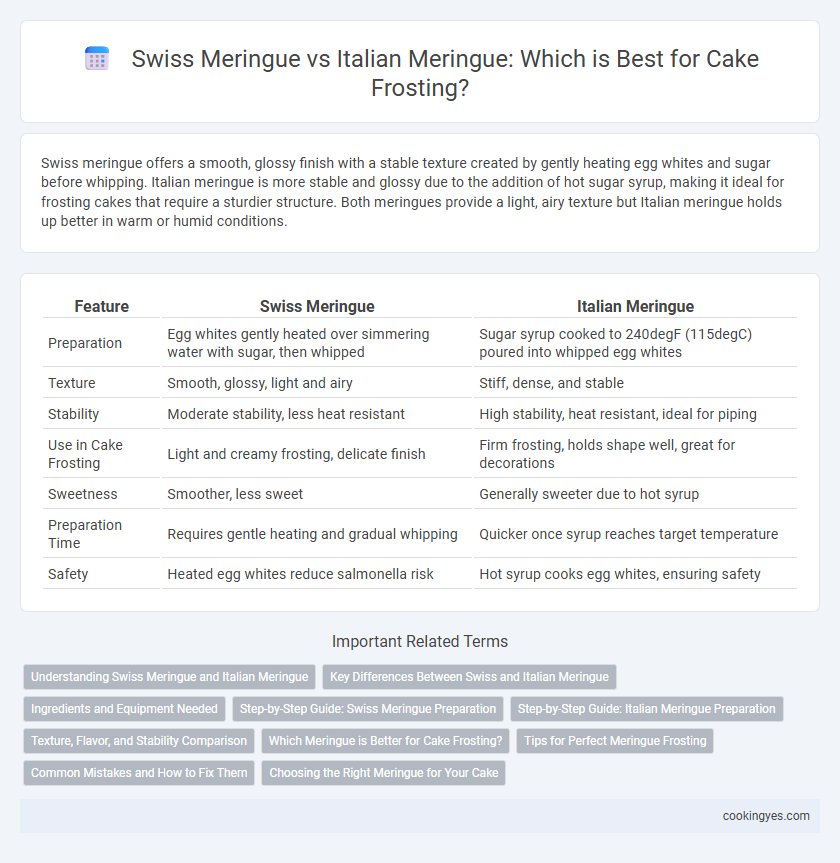 Swiss Meringue vs Italian Meringue: Which is Best for Cake Frosting?