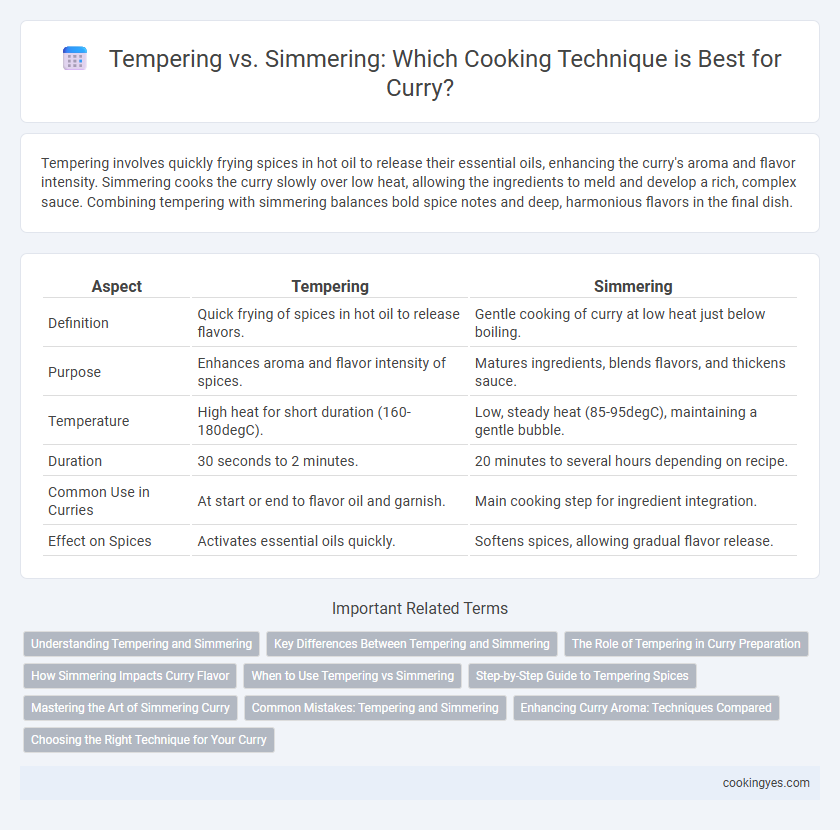 Tempering vs. Simmering: Which Cooking Technique is Best for Curry?