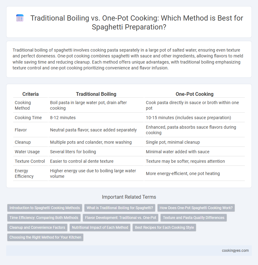 Traditional Boiling vs. One-Pot Cooking: Which Method is Best for Spaghetti Preparation?