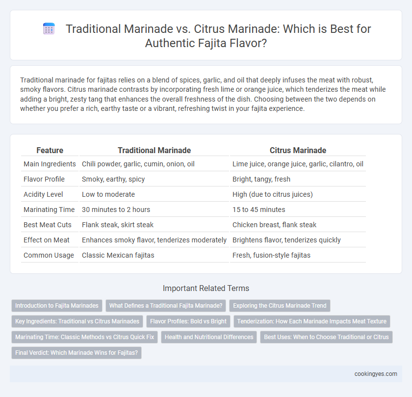 Traditional Marinade vs. Citrus Marinade: Which is Best for Authentic Fajita Flavor?