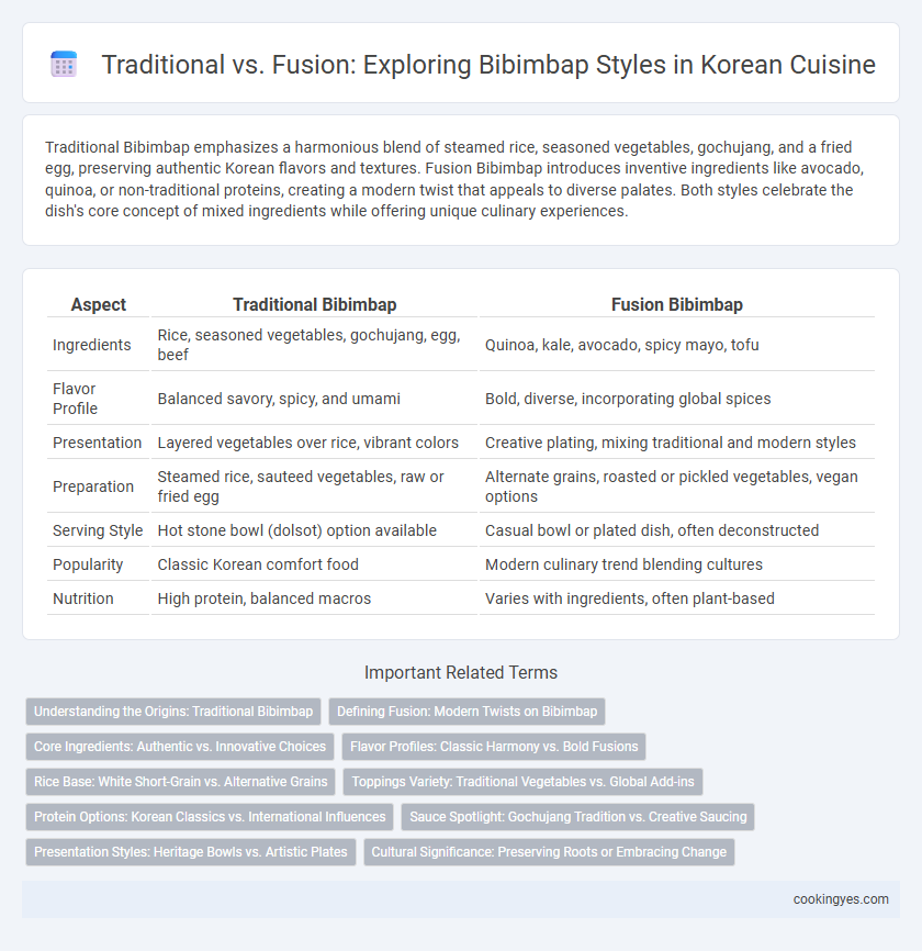 Traditional vs. Fusion: Exploring Bibimbap Styles in Korean Cuisine