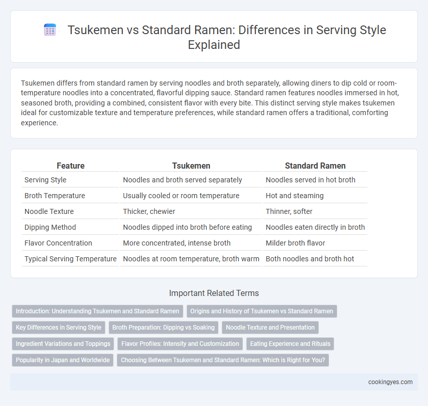 Tsukemen vs Standard Ramen: Differences in Serving Style Explained