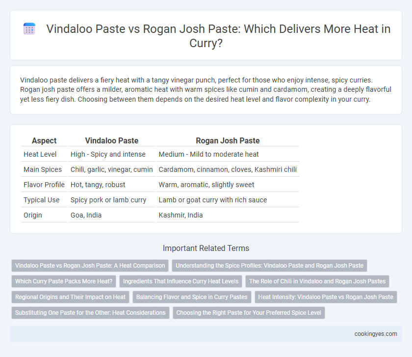 Vindaloo Paste vs Rogan Josh Paste: Which Delivers More Heat in Curry?