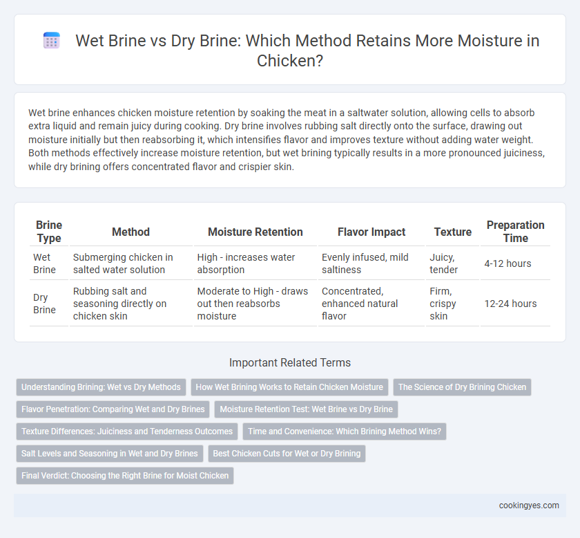 Wet Brine vs Dry Brine: Which Method Retains More Moisture in Chicken?