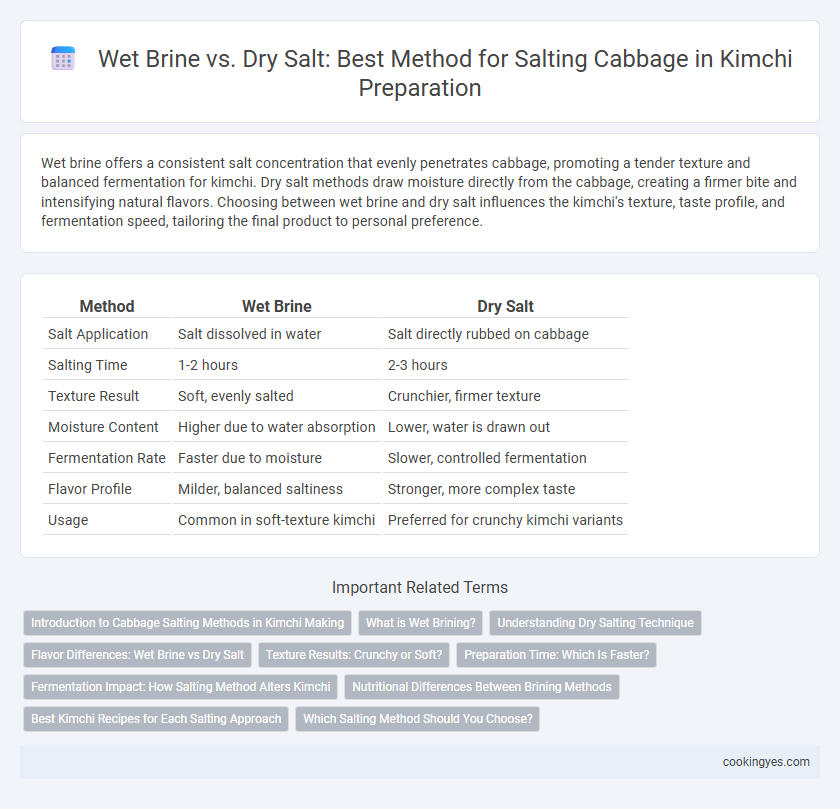 Wet Brine vs. Dry Salt: Best Method for Salting Cabbage in Kimchi Preparation