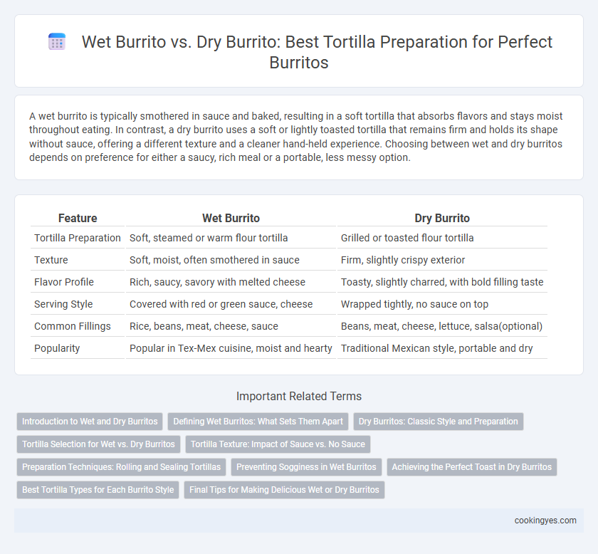 Wet Burrito vs. Dry Burrito: Best Tortilla Preparation for Perfect Burritos