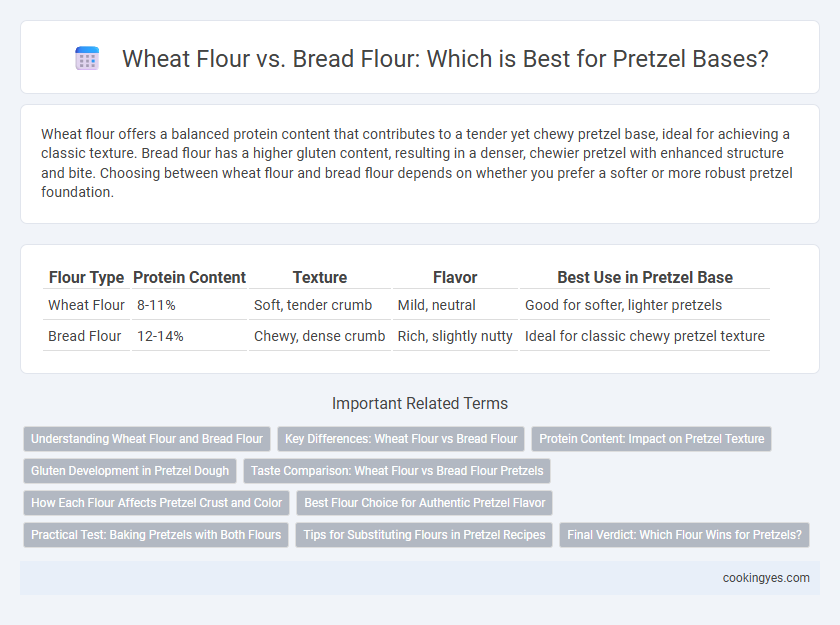 Wheat Flour vs. Bread Flour: Which is Best for Pretzel Bases?