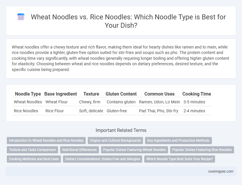 Wheat Noodles vs. Rice Noodles: Which Noodle Type is Best for Your Dish?