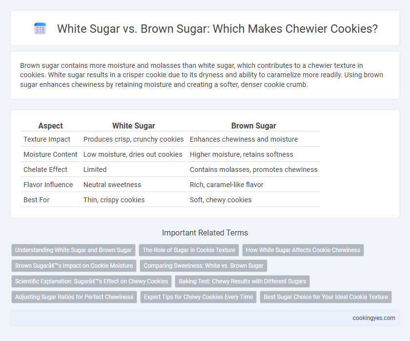 White Sugar vs. Brown Sugar: Which Makes Chewier Cookies?