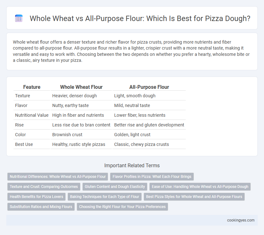 Whole Wheat vs All-Purpose Flour: Which Is Best for Pizza Dough?
