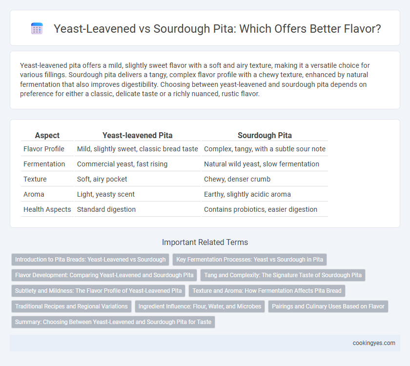 Yeast-Leavened vs Sourdough Pita: Which Offers Better Flavor?